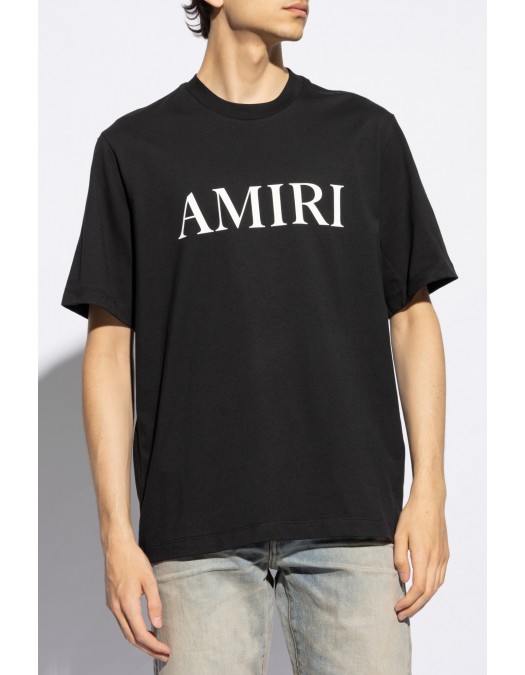 TRICOU AMIRI, Design Logo White, Black - AMJYTE1073BLACK