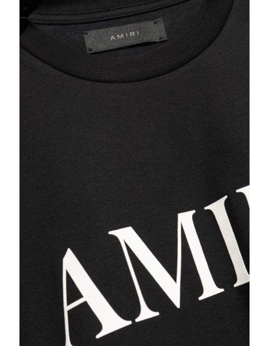 TRICOU AMIRI, Design Logo White, Black - AMJYTE1073BLACK