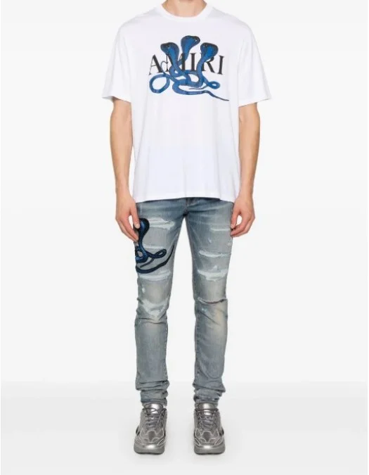 Tricou Amiri , Frontal Print, AMJYTE1086143 - AMJYTE1086143 Tricou Amiri , Frontal Print, AMJYTE1086143 - AMJYTE1086143