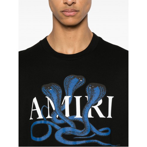 TRICOU AMIRI, Cobra Print, Black TRICOU AMIRI, Cobra Print, Black
