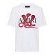 TRICOU AMIRI, Cobra Print, White - AMJYTE1086WHITERED