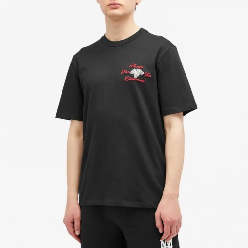 TRICOU AMIRI, Embroidered Dreamers, Black TRICOU AMIRI, Embroidered Dreamers, Black