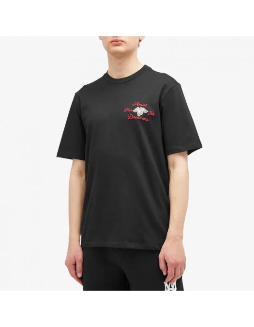 TRICOU AMIRI, Embroidered Dreamers, Black - AMJYTE1129BLACK