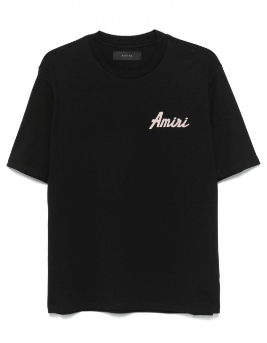 TRICOU AMIRI, Arts District, Logo Insert, Black - AMJYTE1146BLACK