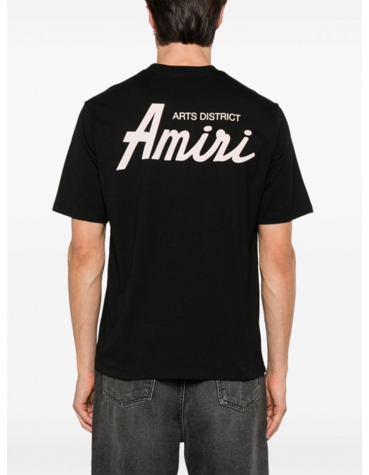 TRICOU AMIRI, Arts District, Logo Insert, Black - AMJYTE1146BLACK