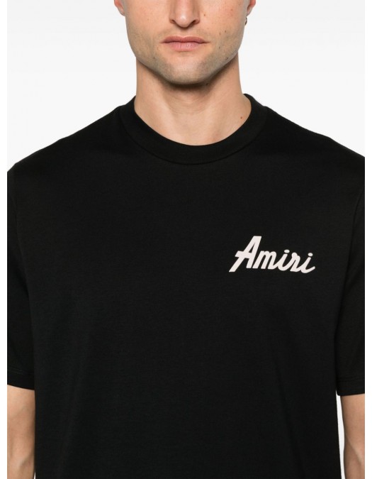 TRICOU AMIRI, Arts District, Logo Insert, Black - AMJYTE1146BLACK