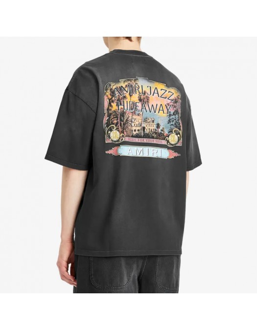 TRICOU AMIRI, Jazz Hideaway, Black - AMJYTE1165001