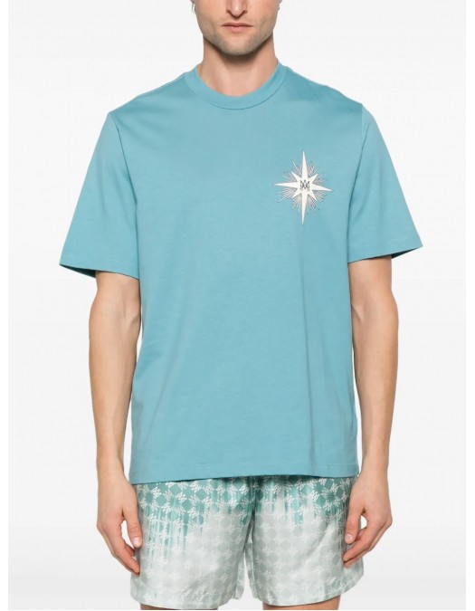 TRICOU AMIRI, Starburst Print, Light Blue - AMJYTE1171537