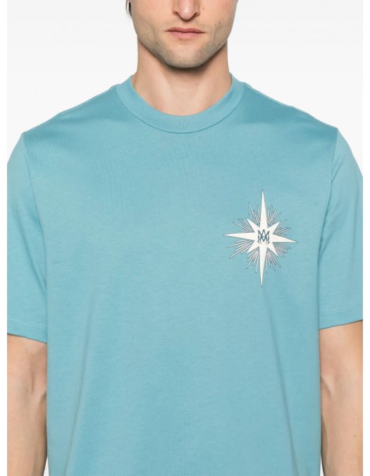 TRICOU AMIRI, Starburst Print, Light Blue - AMJYTE1171537