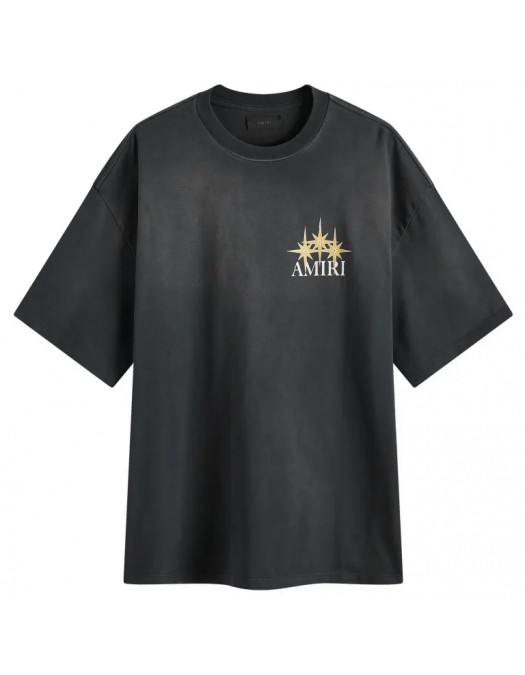 TRICOU AMIRI, Starburst Oversized, Black - AMJYTE1179001