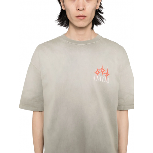 TRICOU AMIRI, Starbust Print, Light Grey TRICOU AMIRI, Starbust Print, Light Grey
