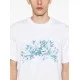 TRICOU AMIRI, Blue Flowers Print, White - AMJYTE1192100