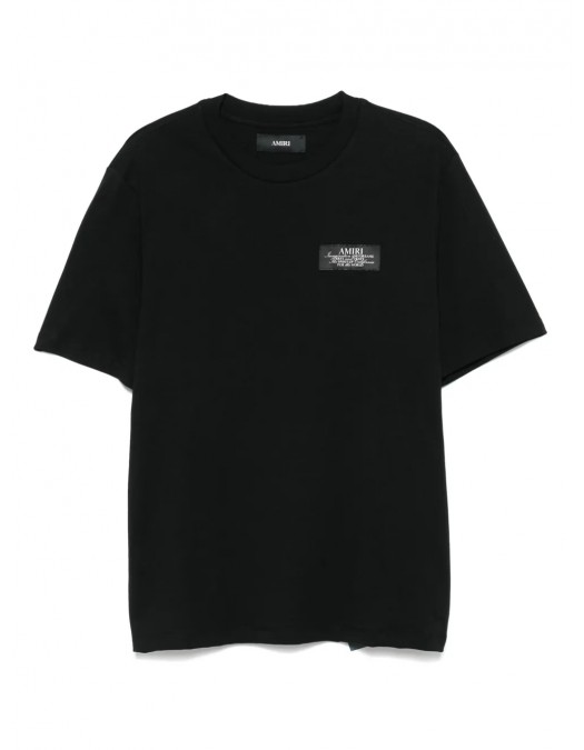 TRICOU AMIRI, Slogan Print, Black - AMJYTE1198BLACK TRICOU AMIRI, Slogan Print, Black - AMJYTE1198BLACK