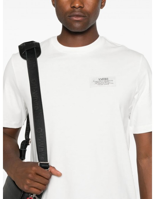 TRICOU AMIRI, Slogan Print, White - AMJYTE1198IVORY TRICOU AMIRI, Slogan Print, White - AMJYTE1198IVORY