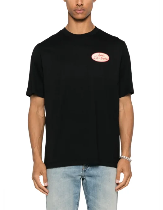 TRICOU AMIRI, Back Multiple Patch, Black - AMJYTE1201BLACK TRICOU AMIRI, Back Multiple Patch, Black - AMJYTE1201BLACK