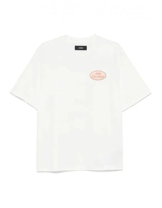 TRICOU AMIRI, Back Multiple Patch, Ivory White - AMJYTE1201IVORY TRICOU AMIRI, Back Multiple Patch, Ivory White - AMJYTE1201IVORY