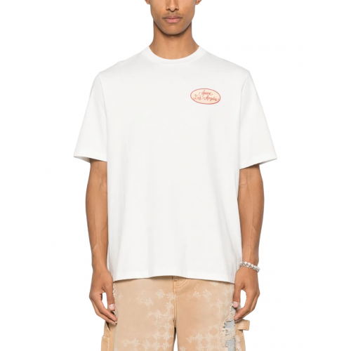 TRICOU AMIRI, Back Multiple Patch, Ivory White TRICOU AMIRI, Back Multiple Patch, Ivory White