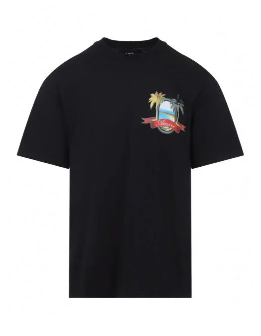 TRICOU AMIRI, Ma Paradise, Black - AMJYTE1217BLACK TRICOU AMIRI, Ma Paradise, Black - AMJYTE1217BLACK