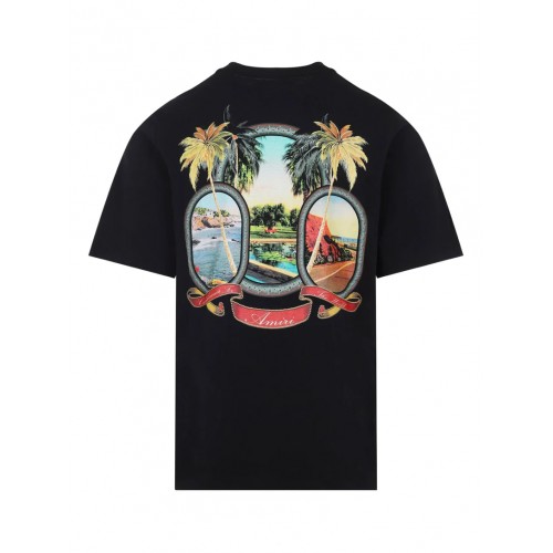 TRICOU AMIRI, Ma Paradise, Black TRICOU AMIRI, Ma Paradise, Black