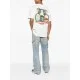 TRICOU AMIRI, Palms Print, White - AMJYTE1217IVORY TRICOU AMIRI, Palms Print, White - AMJYTE1217IVORY
