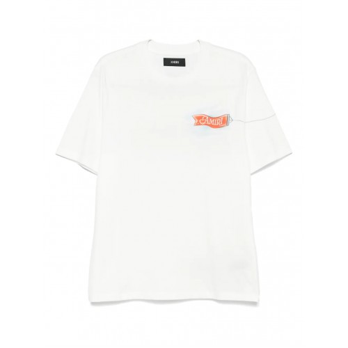 TRICOU AMIRI, For The World Print, White TRICOU AMIRI, For The World Print, White