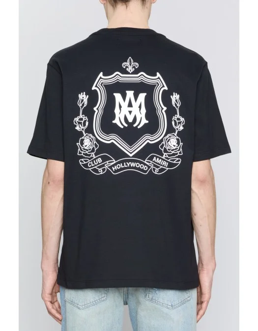 TRICOU AMIRI, Club Hollywood Amiri Print, Black - AMJYTE1249BLACK