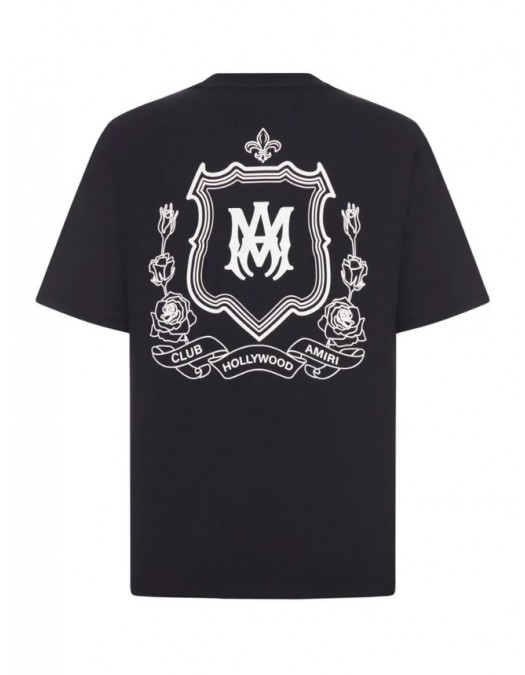 TRICOU AMIRI, Club Hollywood Amiri Print, Black - AMJYTE1249BLACK