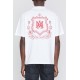 TRICOU AMIRI, Club Hollywood Amiri Print, Alb - AMJYTE1249IVORY