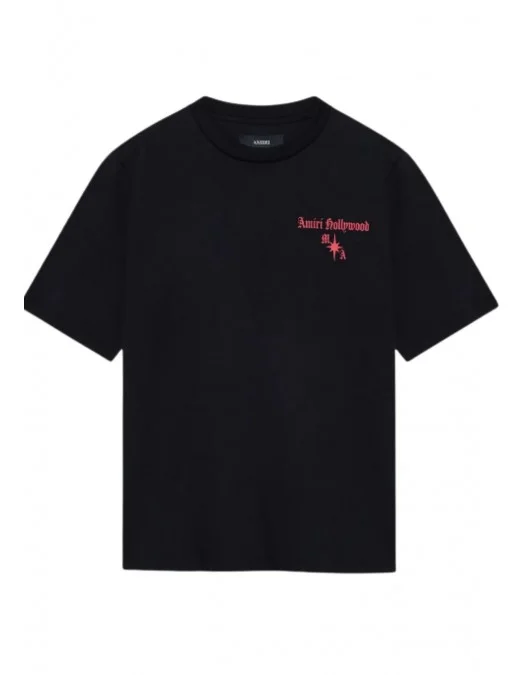 TRICOU AMIRI, Hollywood Gothic Tee, Black - AMJYTE1252BLACK TRICOU AMIRI, Hollywood Gothic Tee, Black - AMJYTE1252BLACK