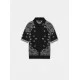 Camasa AMIRI, Bandana Print, Core Collection, Black - AMKNPO1029BLACK Camasa AMIRI, Bandana Print, Core Collection, Black - AMKNPO1029BLACK