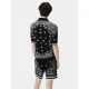 Camasa AMIRI, Bandana Print, Core Collection, Black - AMKNPO1029BLACK Camasa AMIRI, Bandana Print, Core Collection, Black - AMKNPO1029BLACK