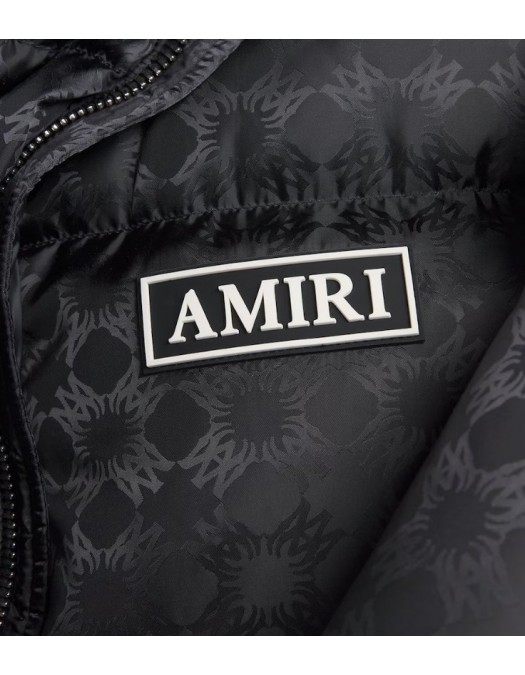 Geaca AMIRI,  Down Jacquard Logo Puffer Jacket - AMOUDO1004001