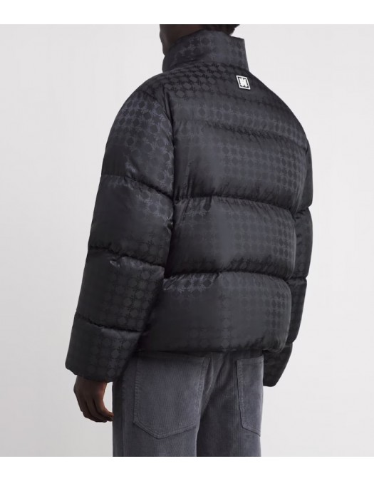 Geaca AMIRI,  Down Jacquard Logo Puffer Jacket - AMOUDO1004001