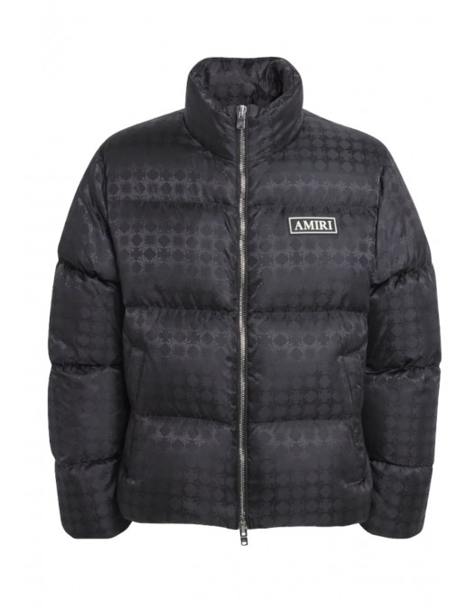 Geaca AMIRI,  Down Jacquard Logo Puffer Jacket - AMOUDO1004001