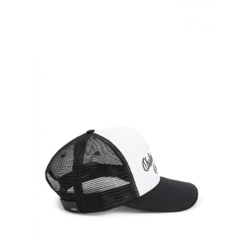 Sapca AMIRI, lettering-print baseball cap, Alb Negru