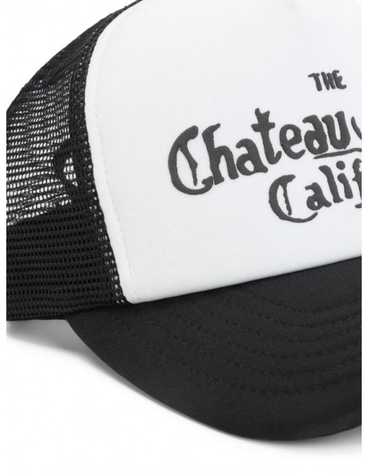 Sapca AMIRI, lettering-print baseball cap, Alb Negru - AMSAHE1035953