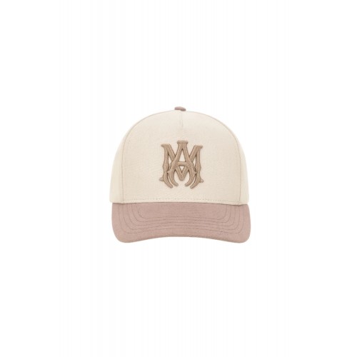 Sapca AMIRI MA TWO TONE COTTON HAT, Beige