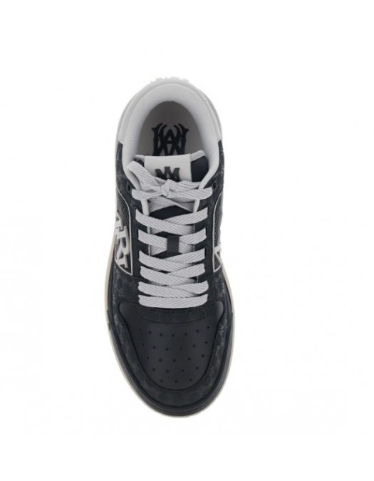 Sneakers AMIRI, 'Classic Low' Black Sneaker with Maxi Logo - AMSNSN1021001