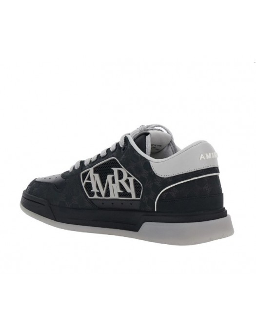 Sneakers AMIRI, 'Classic Low' Black Sneaker with Maxi Logo - AMSNSN1021001
