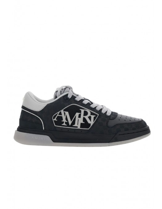 Sneakers AMIRI, 'Classic Low' Black Sneaker with Maxi Logo - AMSNSN1021001