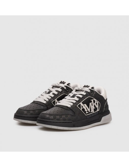 Sneakers AMIRI, 'Classic Low' Black Sneaker with Maxi Logo - AMSNSN1021001