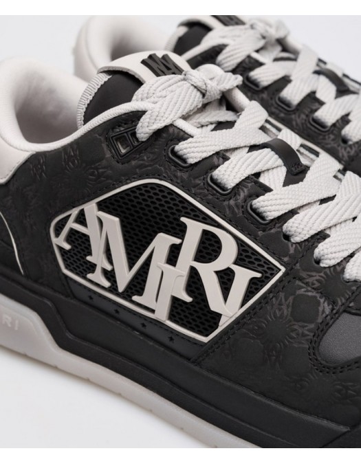 Sneakers AMIRI, 'Classic Low' Black Sneaker with Maxi Logo - AMSNSN1021001
