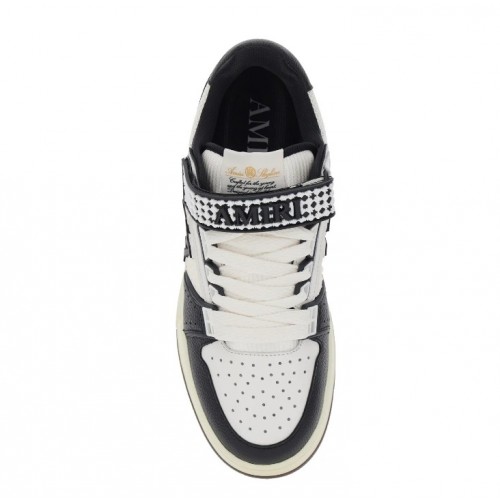 Sneakers AMIRI, skyline' Black And White Sneaker With Maxi Logo 