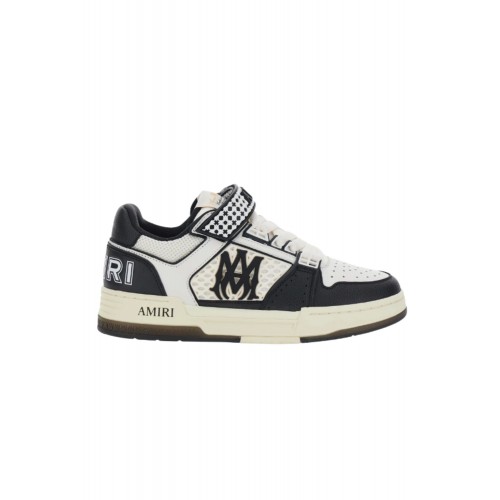 Sneakers AMIRI, skyline' Black And White Sneaker With Maxi Logo 