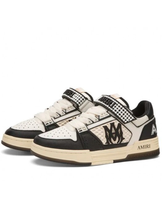 Sneakers AMIRI, skyline' Black And White Sneaker With Maxi Logo - AMSNSN1027001