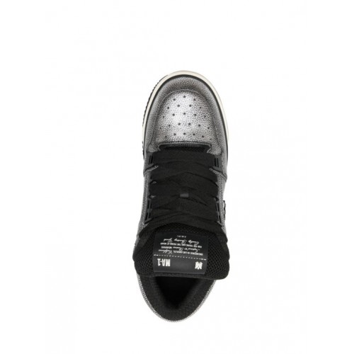 Sneakers AMIRI, pebbled low-top trainers, Black