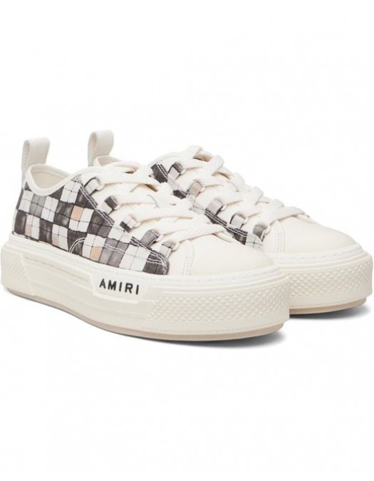 Sneakers AMIRI, Checkered Court Low, Bej