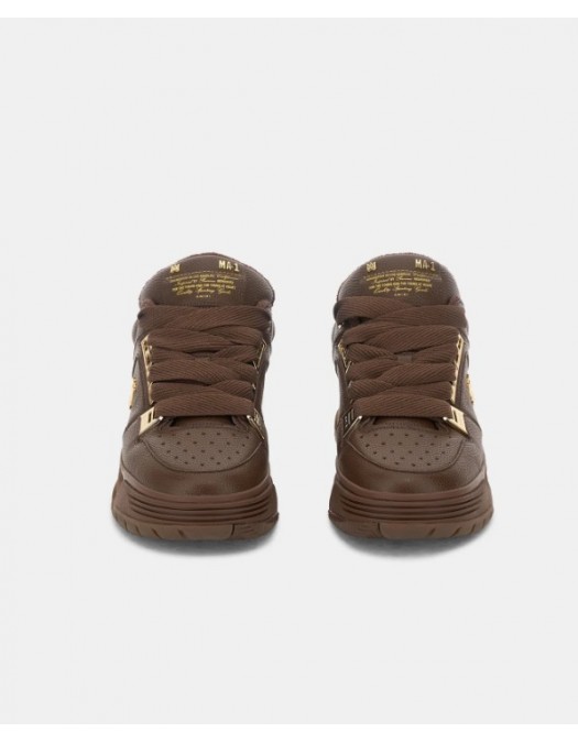 Sneakers AMIRI, METALLIC MA-1, Brawn - AMSNSN1087210