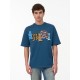 Tricou AMIRI, Blue T-shirt with a logo - AMTOJR1006950