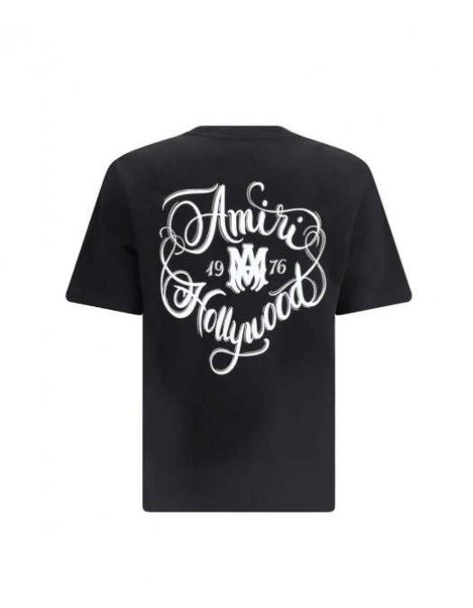 Tricou AMIRI, Cotton Hollywood, Black - AMTOJR1009001